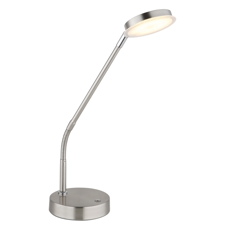 Globo - LED zatemnjiva dodirna stolna lampa LED/6,5W/230V 2700/3350/4000K matni krom