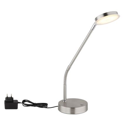 Globo - LED zatemnjiva dodirna stolna lampa LED/6,5W/230V 2700/3350/4000K matni krom