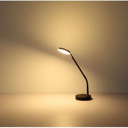 Globo - LED stolna lampa s dodirnim prigušivanjem LED/6,5W/230V 2700/3350/4000K crna