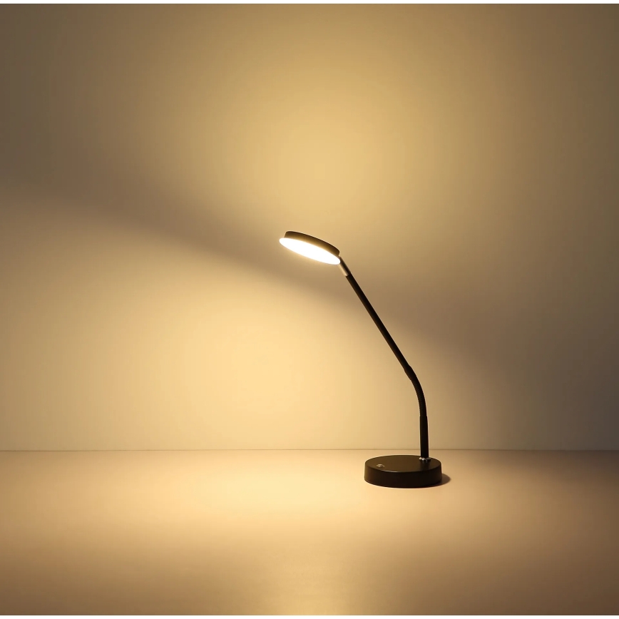 Globo - LED stolna lampa s dodirnim prigušivanjem LED/6,5W/230V 2700/3350/4000K crna
