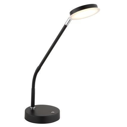Globo - LED stolna lampa s dodirnim prigušivanjem LED/6,5W/230V 2700/3350/4000K crna