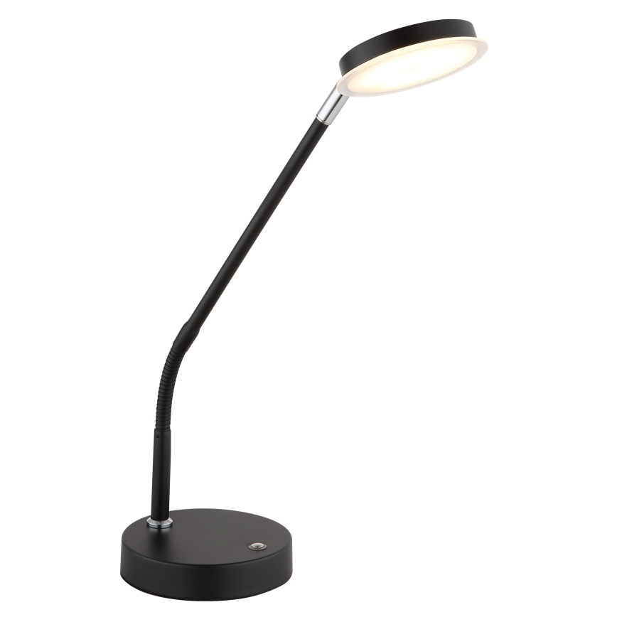 Globo - LED stolna lampa s dodirnim prigušivanjem LED/6,5W/230V 2700/3350/4000K crna