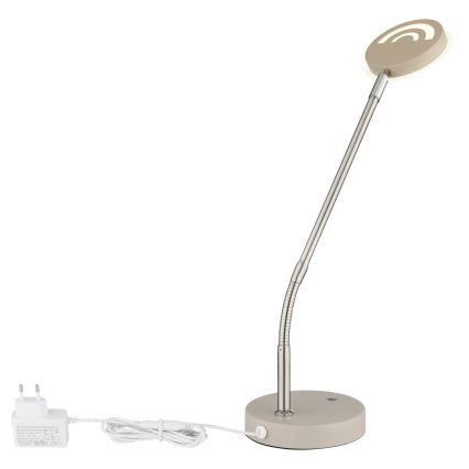 Globo - LED prigušivačka dodirna stolna lampa LED/6,5W/230V 2700/3350/4000K bež