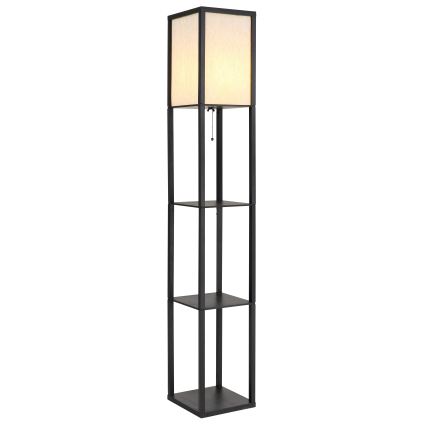 Globo - Podna svjetiljka 1xE27/60W/230V crna