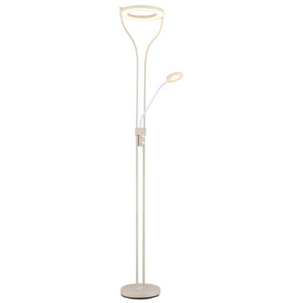 Globo - LED podna lampa s mogućnošću prigušivanja LED/20W/230V + LED/4W 3000K