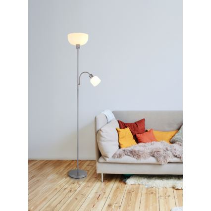 Globo - Podna lampa 1xE27/40W/230V + 1xE14/25W