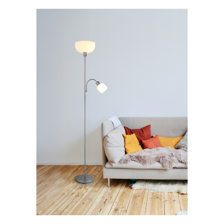 Globo - Podna lampa 1xE27/40W/230V + 1xE14/25W