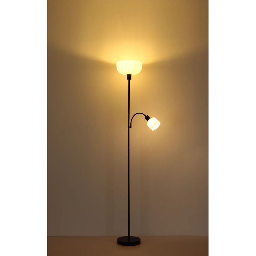 Globo - Podna lampa 1xE27/40W/230V + 1xE14/25W