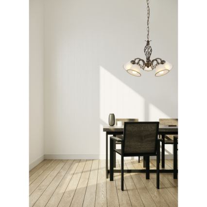 Globo - Luster na lancu 5xE27/60W/230V
