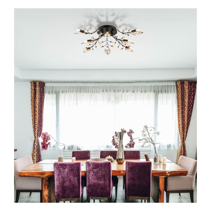 Globo - Stropna svjetiljka 8xG9/5W/230V Ø 76 cm