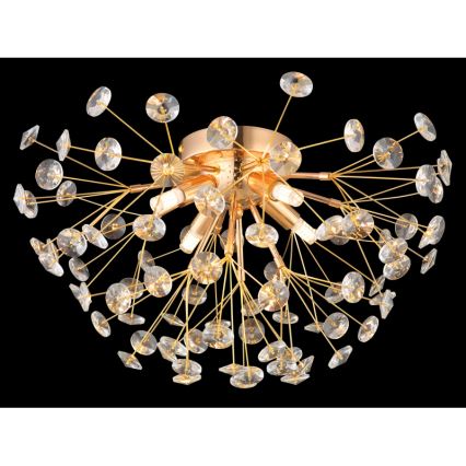 Globo - LED Stropna svjetiljka 4xG9/3,5W/230V pr. 45 cm zlatna