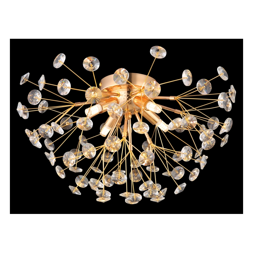 Globo - LED Stropna svjetiljka 4xG9/3,5W/230V pr. 45 cm zlatna