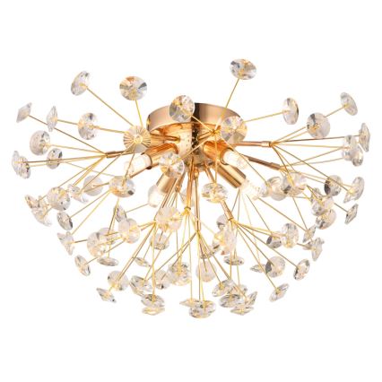 Globo - LED Stropna svjetiljka 4xG9/3,5W/230V pr. 45 cm zlatna
