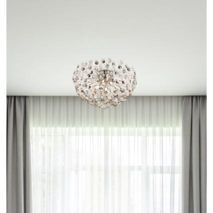 Globo - LED Stropna svjetiljka 6xG9/3,5W/230V pr. 60 cm sjajni krom