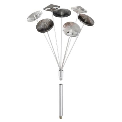 Globo - LED Stropna svjetiljka 4xG9/3,5W/230V pr. 45 cm sjajni krom