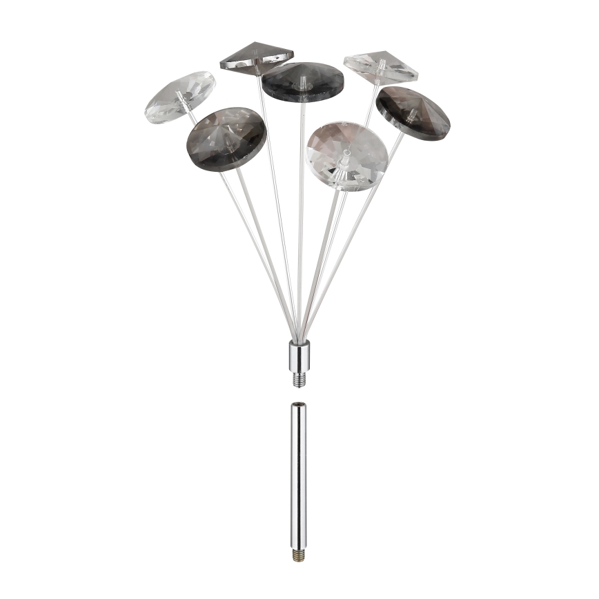 Globo - LED Stropna svjetiljka 4xG9/3,5W/230V pr. 45 cm sjajni krom
