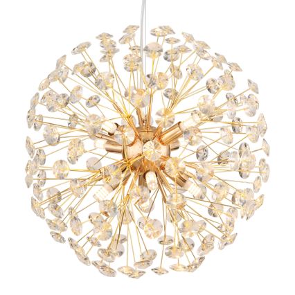 Globo - LED luster na sajli 8xG9/3,5W/230V zlatni