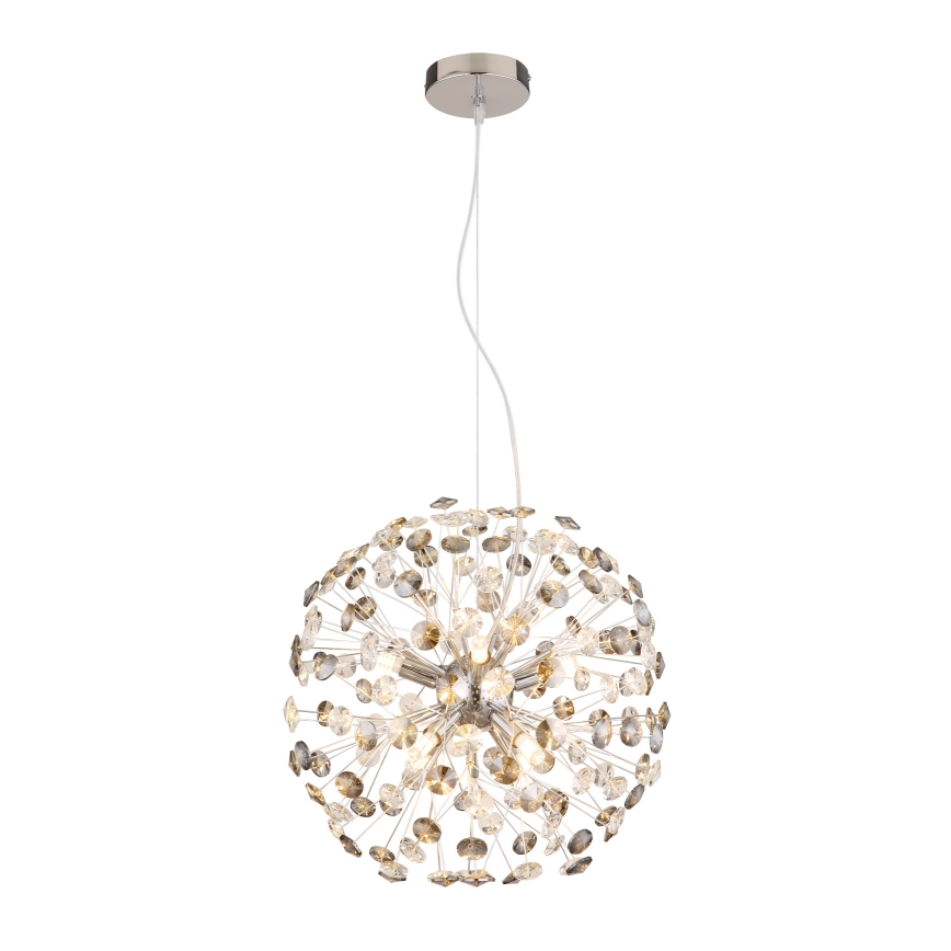 Globo - LED luster na sajli 8xG9/3,5W/230V Ø 40 cm sjajni krom