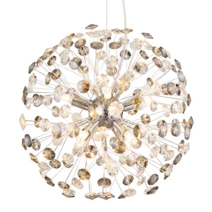 Globo - LED luster na sajli 8xG9/3,5W/230V Ø 40 cm sjajni krom