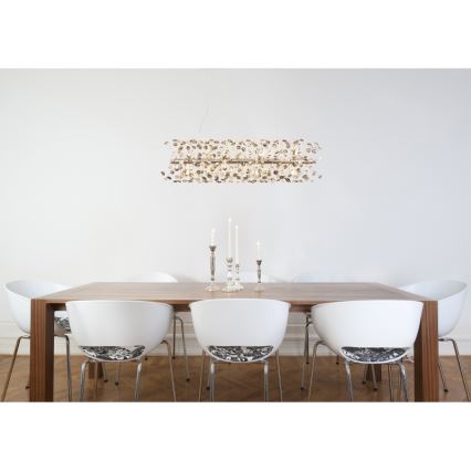 Globo - LED luster na sajli 12xG9/3,5W/230V sjajni krom