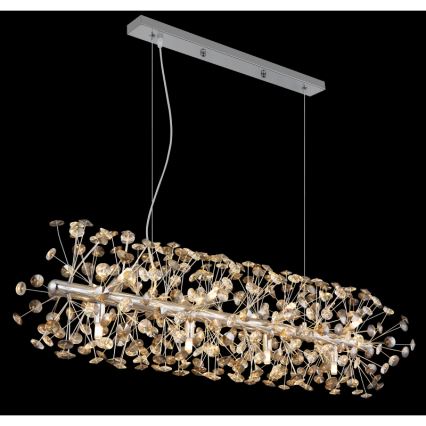 Globo - LED luster na sajli 12xG9/3,5W/230V sjajni krom