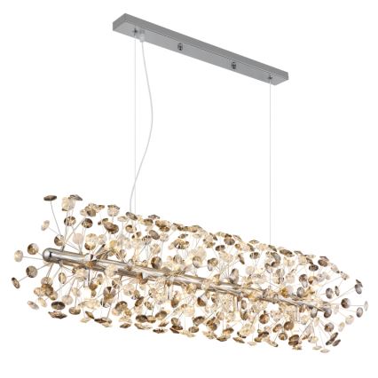 Globo - LED luster na sajli 12xG9/3,5W/230V sjajni krom