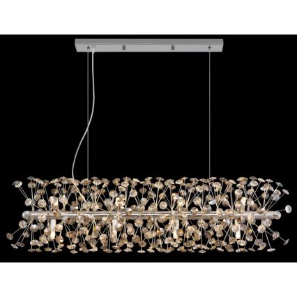 Globo - LED luster na sajli 12xG9/3,5W/230V sjajni krom
