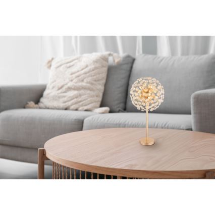 Globo - LED Stolna lampa 8xG9/3,5W/230V zlatna