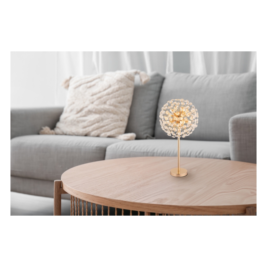 Globo - LED Stolna lampa 8xG9/3,5W/230V zlatna