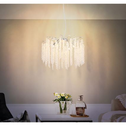 Globo - LED luster na sajli 6xG9/8W/230V