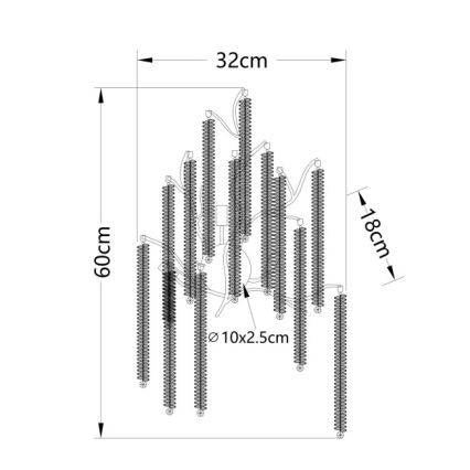 Globo - LED zidna svjetiljka 3xG9/8W/230V
