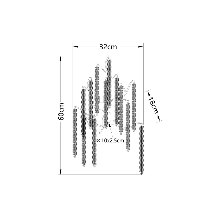 Globo - LED zidna svjetiljka 3xG9/8W/230V