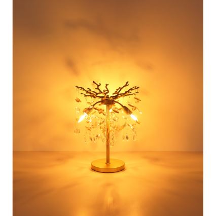 Globo - Stolna lampa 3xE14/40W/230V zlatna