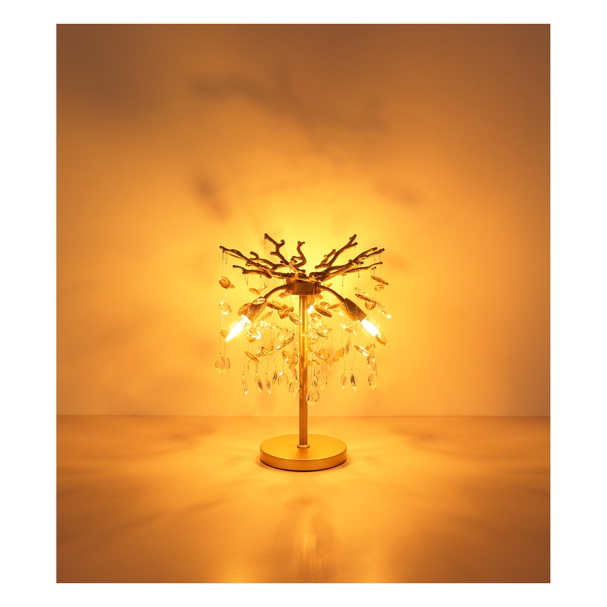 Globo - Stolna lampa 3xE14/40W/230V zlatna