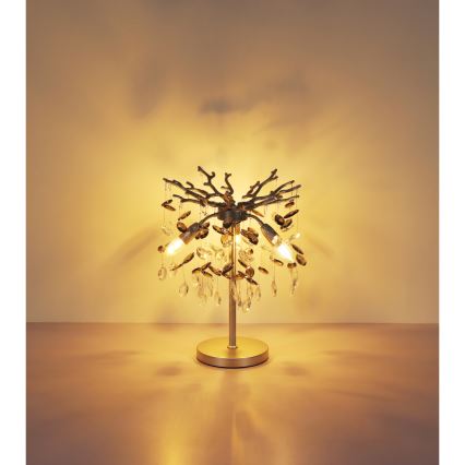Globo - Stolna lampa 3xE14/40W/230V srebrna