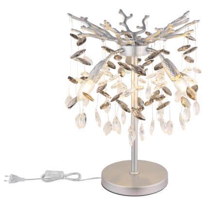 Globo - Stolna lampa 3xE14/40W/230V srebrna