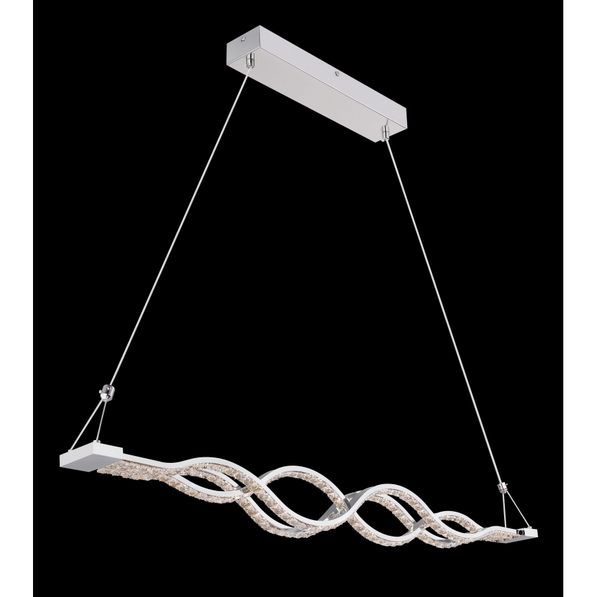 Globo - LED luster na sajli s prigušivanjem LED/30W/230V + daljinski upravljač