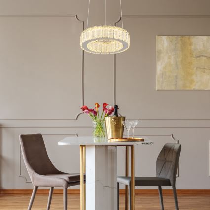 Globo - LED Prigušivi luster na sajli LED/30W/230V 2700-6000K pr. 30 cm + daljinski upravljač