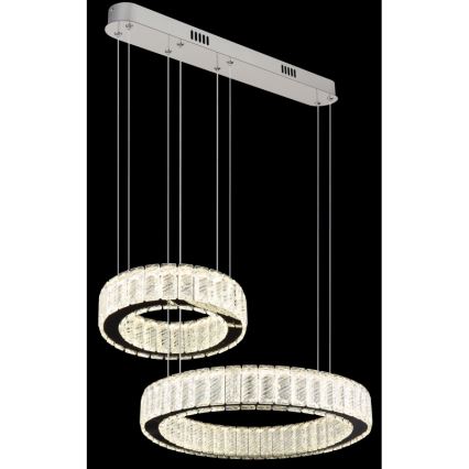 Globo - LED Prigušivi luster na sajli LED/80W/230V 2700-6000K + daljinski upravljač