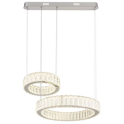 Globo - LED Prigušivi luster na sajli LED/80W/230V 2700-6000K + daljinski upravljač