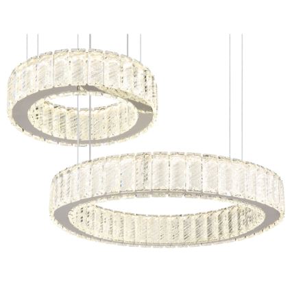 Globo - LED Prigušivi luster na sajli LED/80W/230V 2700-6000K + daljinski upravljač