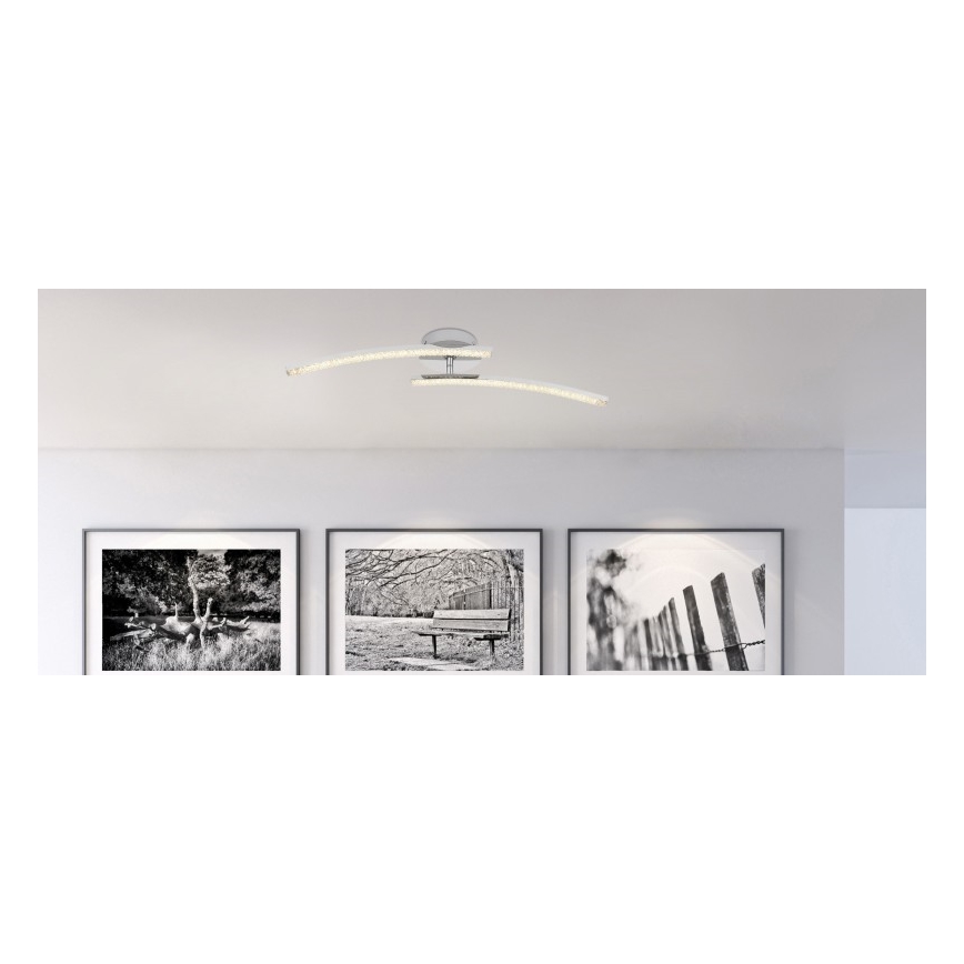Globo - LED Ugradbeni luster za kupaonicu 2xLED/6W/230V IP44