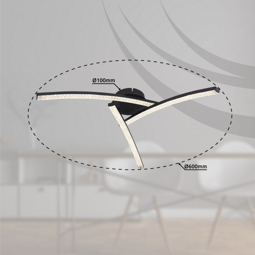 Globo - LED Površinski luster LED/18W/230V 2700/4000/6000K