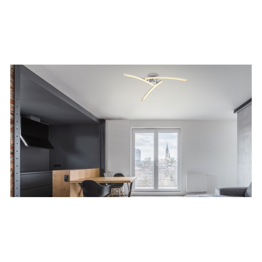 Globo - LED Ugradbeni luster za kupaonicu 3xLED/6W/230V IP44