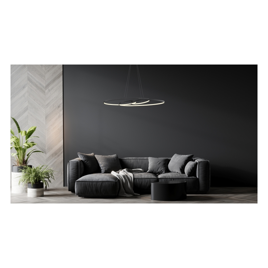 Globo - LED Luster na sajli LED/39W/230V 2700/4000/6500K
