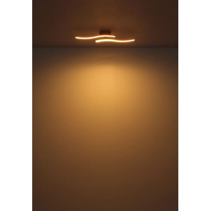 Globo - LED Nadgradni luster LED/12W/230V 3000K narančasta