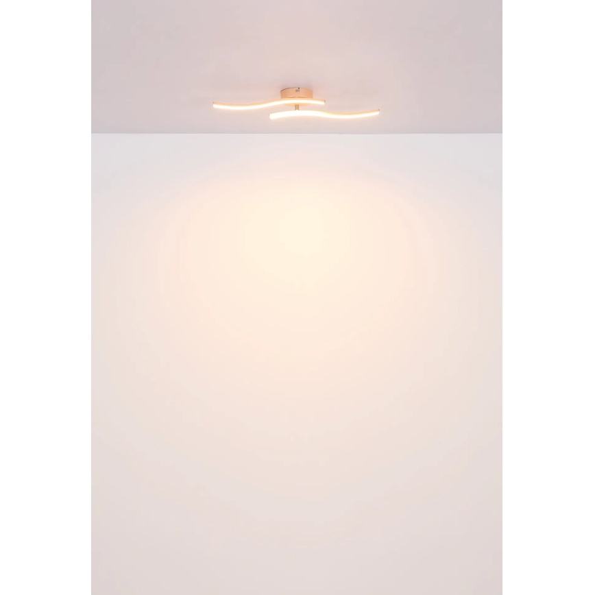 Globo - LED Nadgradni luster LED/12W/230V 3000K narančasta