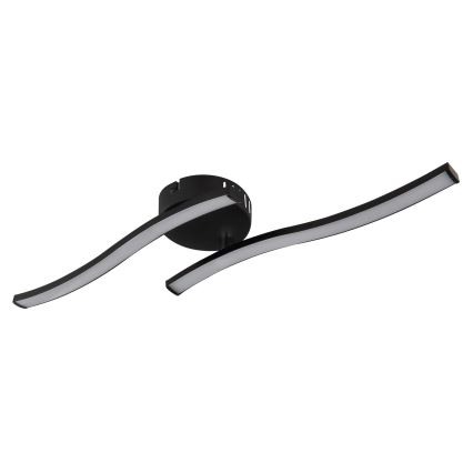 Globo - LED Nadgradni luster LED/12W/230V 3000K crna