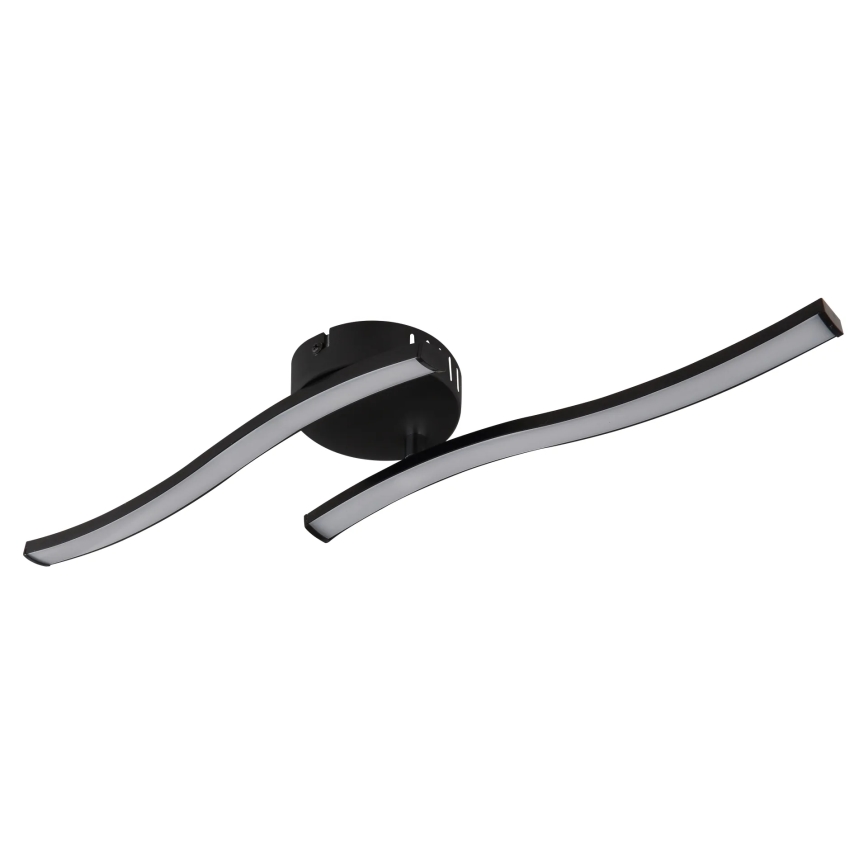 Globo - LED Nadgradni luster LED/12W/230V 3000K crna