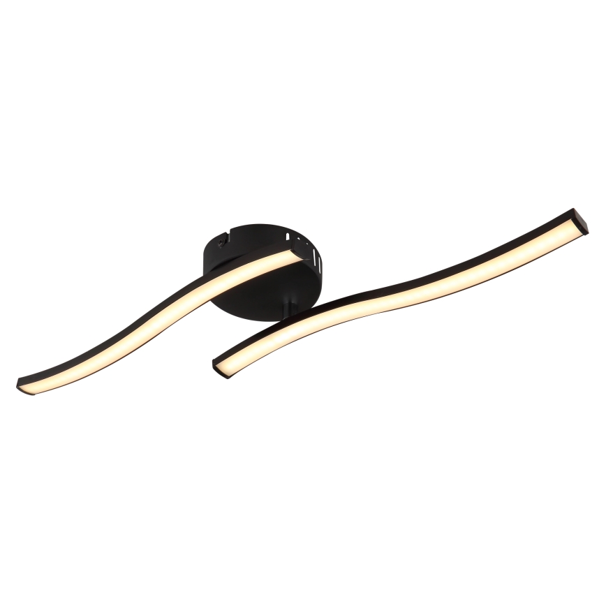 Globo - LED Nadgradni luster LED/12W/230V 3000K crna